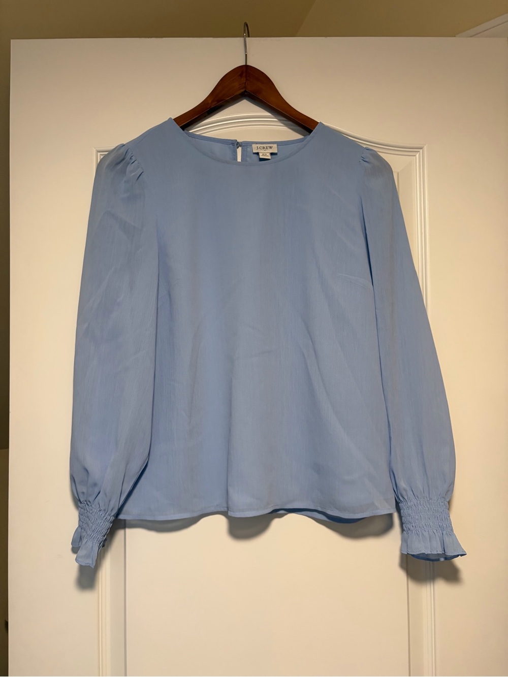 J. Crew Baby Blue Blouse